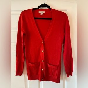 Banana Republic Red Cardigan Size S